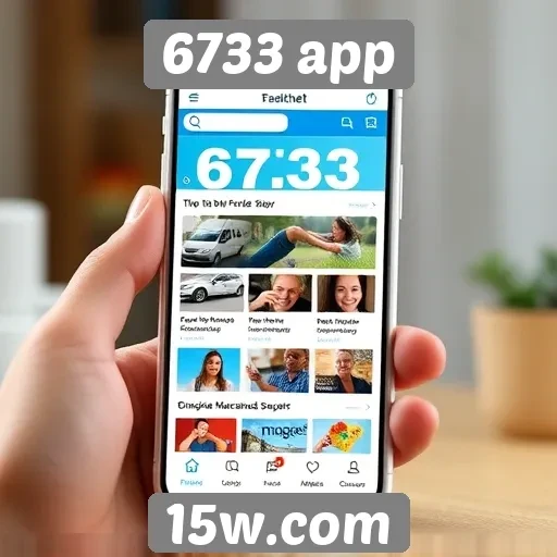 Análise das funcionalidades do site 6733 app