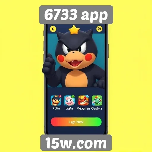 Variedade de jogos disponíveis no 6733 app